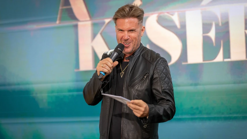 Kasza Tibor a Kísértés műsorvezetője