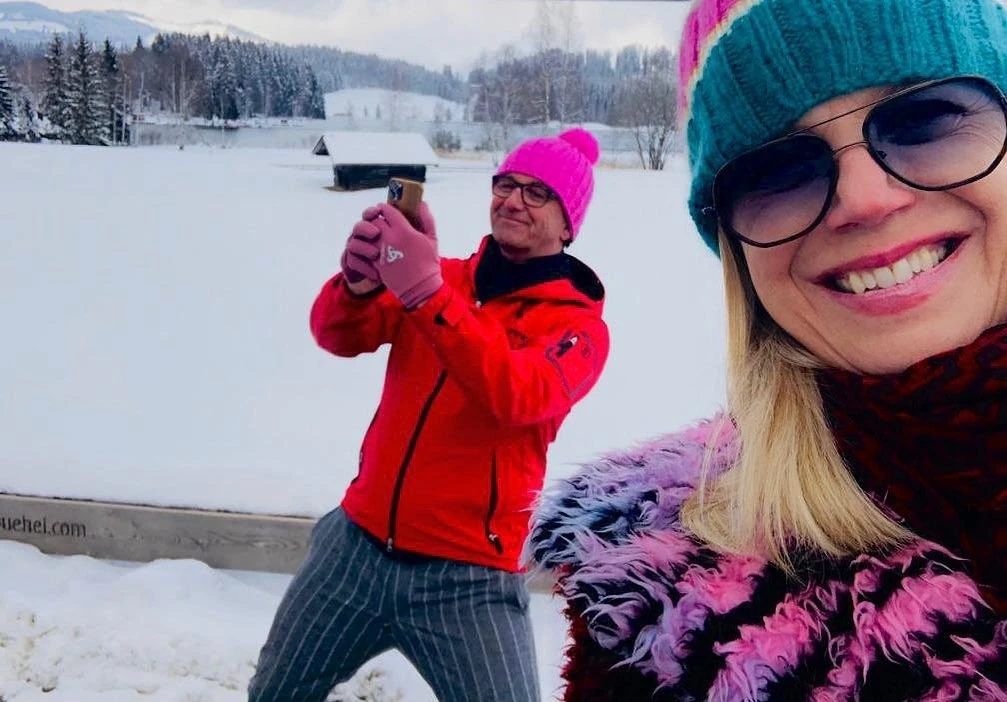 Feleségével (Fotó: Archív)