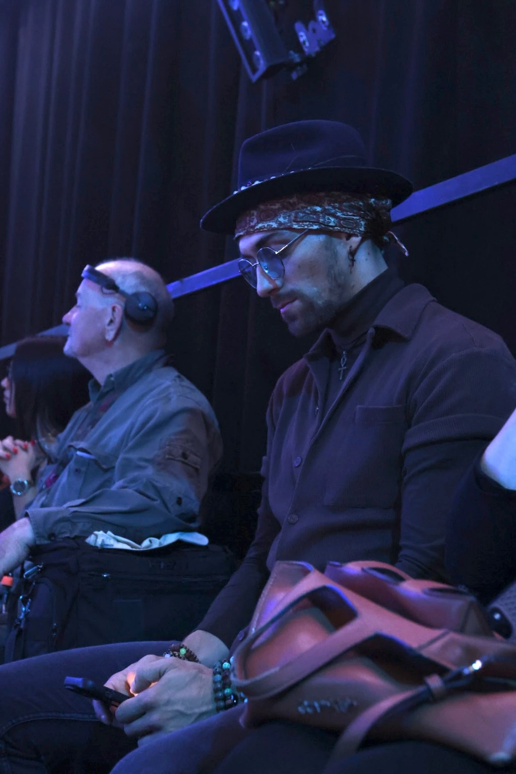 Papp Máté Bence az újságírók mellett foglalt helyet (Fotó: Birton Szabolcs)