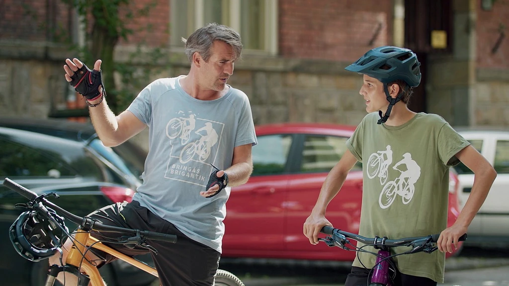 Fiával, Borisszal (Fotó: Archív)