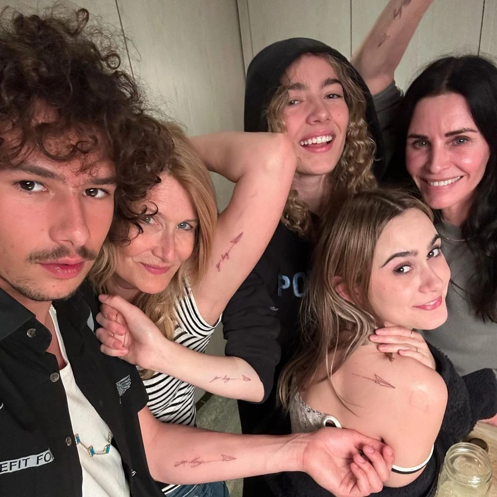 A közös tetkó Laura Dernékkel (Fotó: Archív)