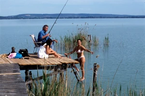 Oszter Sándor, felesége, Failoni Donatella és lánya, Alexandra