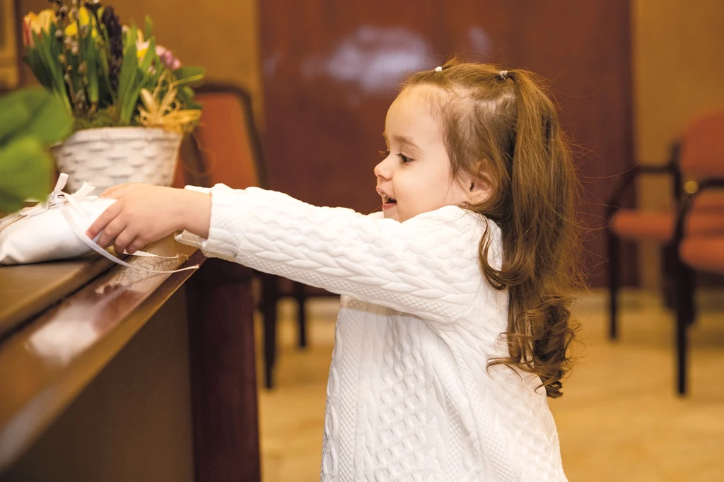 Zoé a ceremónia minden pillanatát élvezte (Fotó: Szatló Gábor)