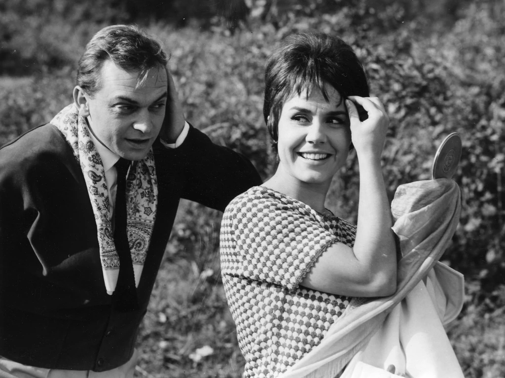 Bordogi Gyulával játszott a Slágermúzeum című revüfilmben (Fotó: Fortepan/Hangosfilm)