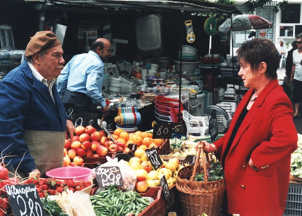 Szabó Ottó Csűrös Karolával a Szomszédok című teleregényben (Fotó: Archív)