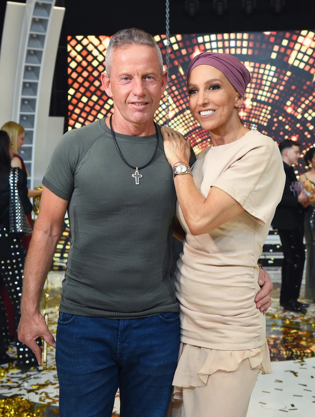 Schobert Norbi és Rubint Réka a helyszínen szurkolt A Nagy Duett döntőjében (Fotó: Olajos Piroska/fotocentral.hu)