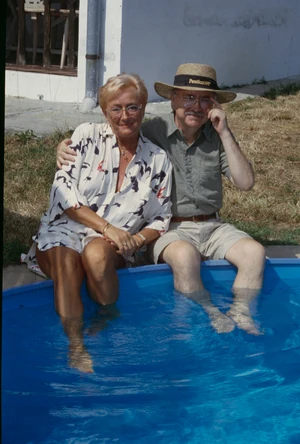 Farkasházy Tivadar és felesége Mimi