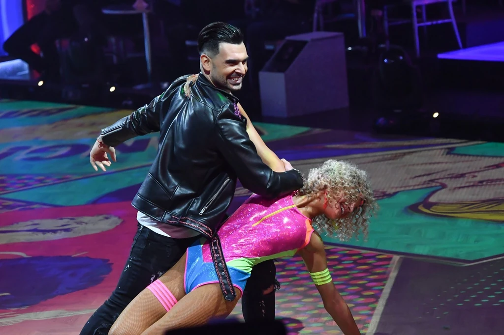 Horváth Tamás partnerével, Sipos Viktóriával a Dancing with the Stars első évadában (Fotó: TV2)