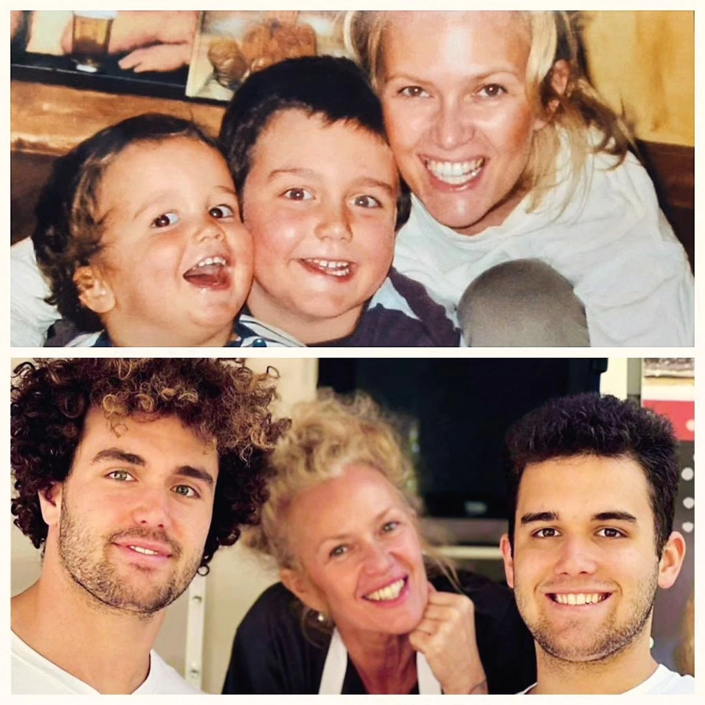 Hiába nőttek nagyra, Andreának ugyanúgy a kicsi fiai maradtak (Fotók: Archív)