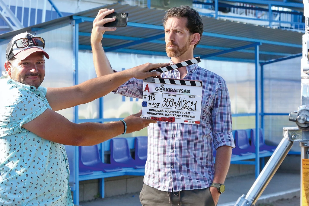 Élvezte a színészi feladatot (Fotó: RTL)