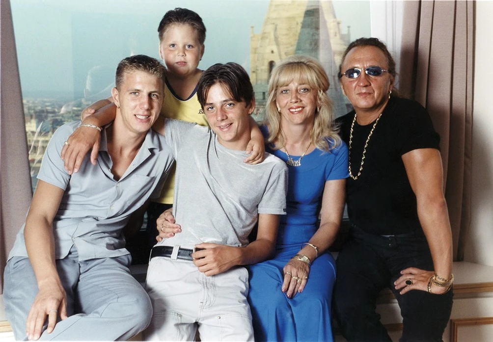 Jimmy fiaival és utolsó feleségével, Edittel (Fotó: Meglepetés Archívum/fotocentral.hu)