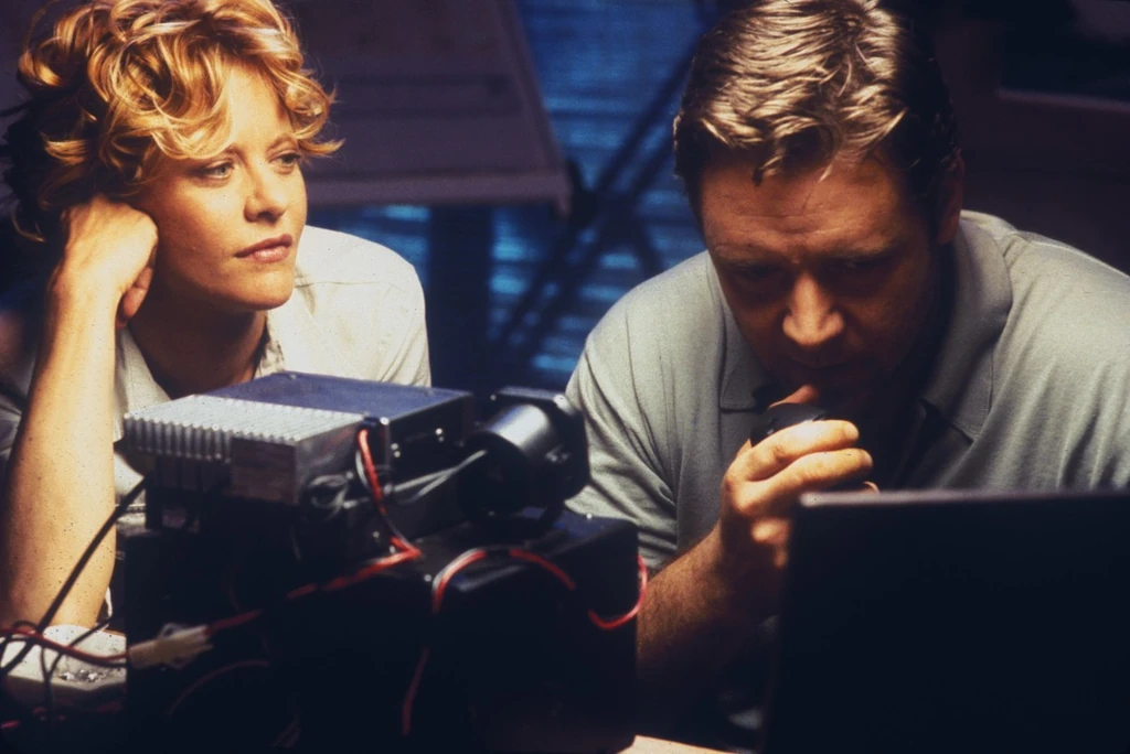 Meg Ryan és Russell Crowe a Túszharc forgatásán jött össze (Fotó: Profimedia)