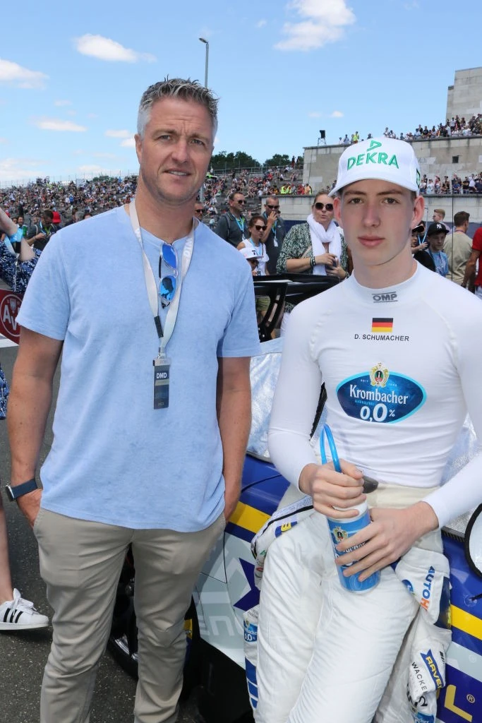 Ralf Schumacher és a fia, David 2022-ben