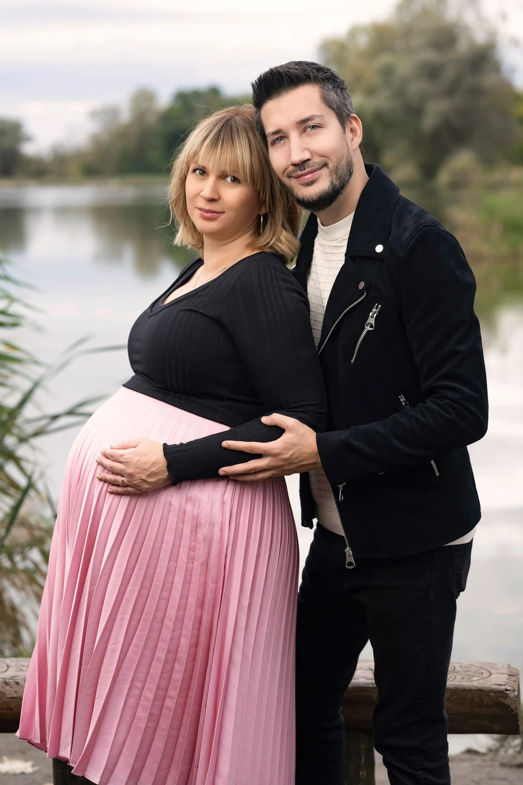 A még várandós Henivel (Fotó: Schumy Csaba/fotocentral.hu)