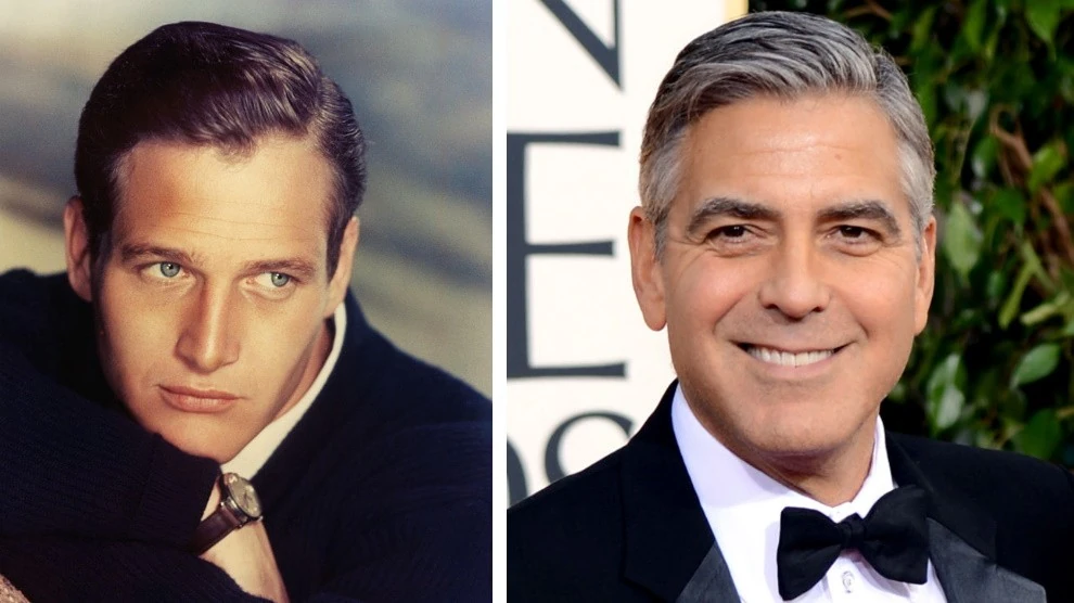 Paul Newman és George Clooney (Fotók: Getty Images)