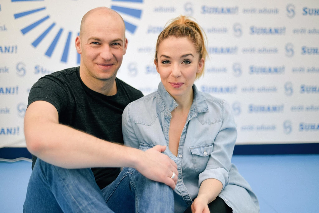 Kovács Patrícia és volt, férje Gusztos Péter