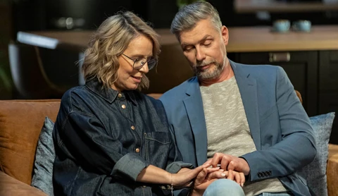 Pataki Zita és férje, Szárnyas Attila