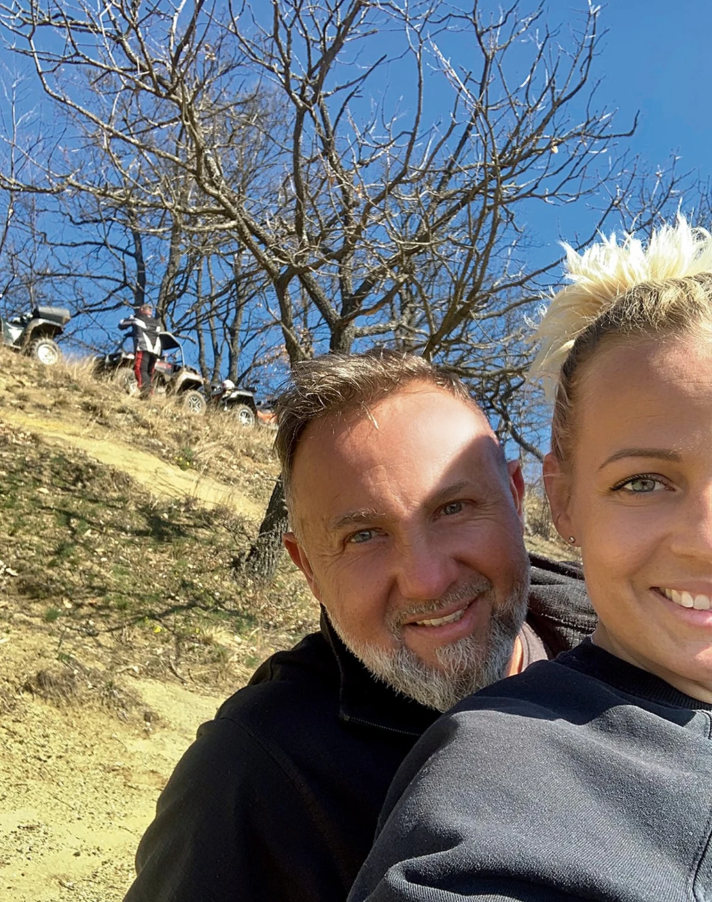 Férjével (Fotó: Archív)