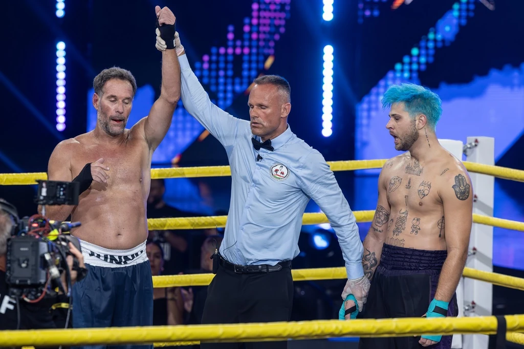 A nehézsúly versenyőzi mindent beleadtak a küzdelembe, végül Noszály ökle bizonyult erősebbnek (Fotó: Trenka Attila/fotocentral.hu)