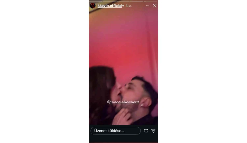 KKevin néhány napja tette közzé a Kiarával készült fotót