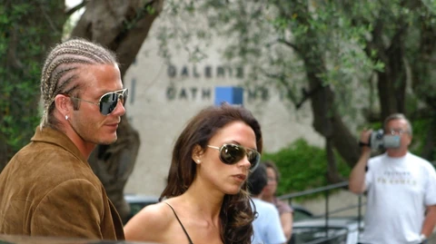 Victoria és David Beckham a kínos affér idején, alig négy éve voltak házasok 