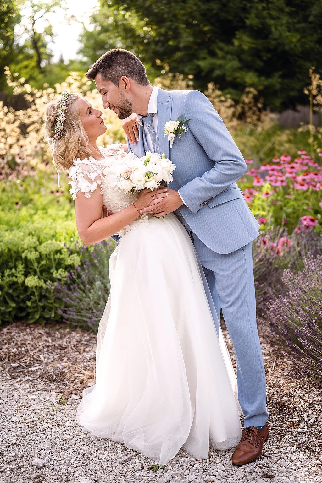 Egy megható esküvői pillanat (Fotó: Labancz Viktória)