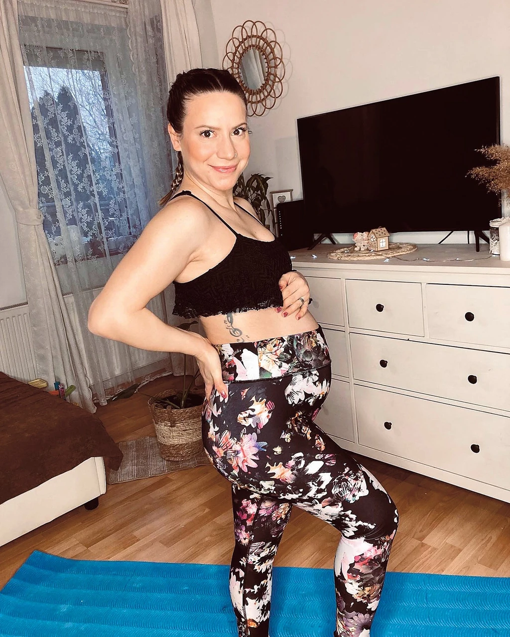 Kismama­jógázni kezdett (Fotó: Archív)