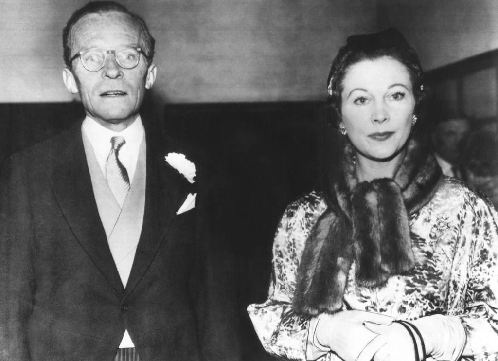 Vivien Leigh az első férjével, az ügyvéd Herbert Leigh Holmannal