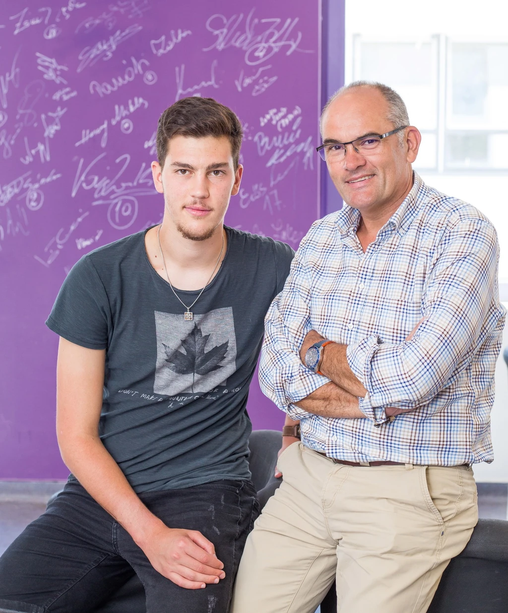 Fiával, Bencével (Fotó: Birton Szabolcs/fotocentral.hu)