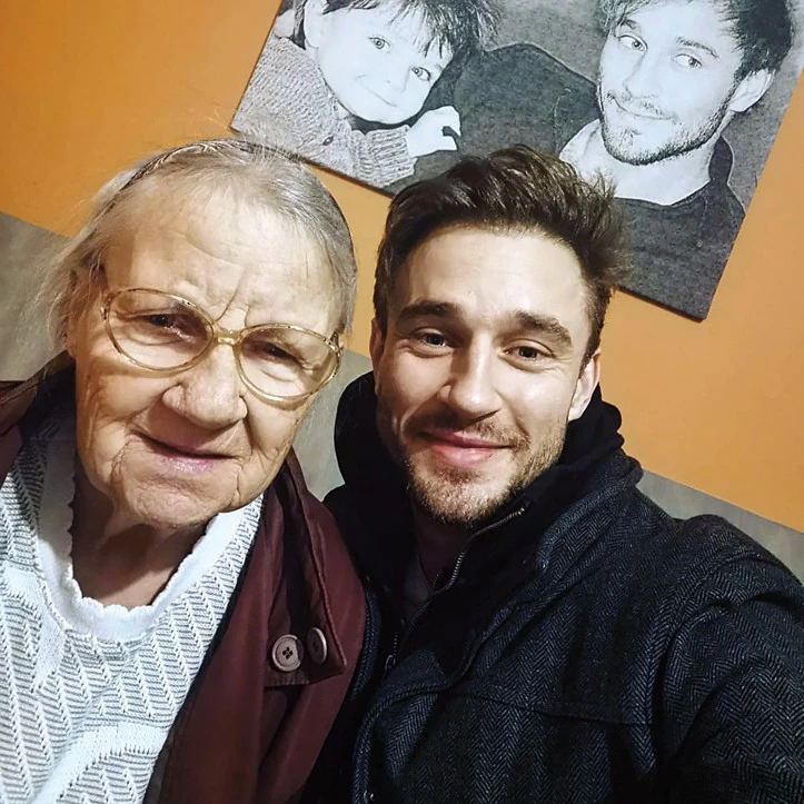 Szeretett nagymamájával (Fotó: Archív)