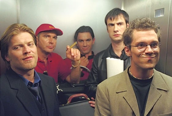 Valami Amerika Szabó Győzővel, Szervét Tiborral és Pindroch Csabával (Fotó: Story-Best Magán/fotocentral.hu)