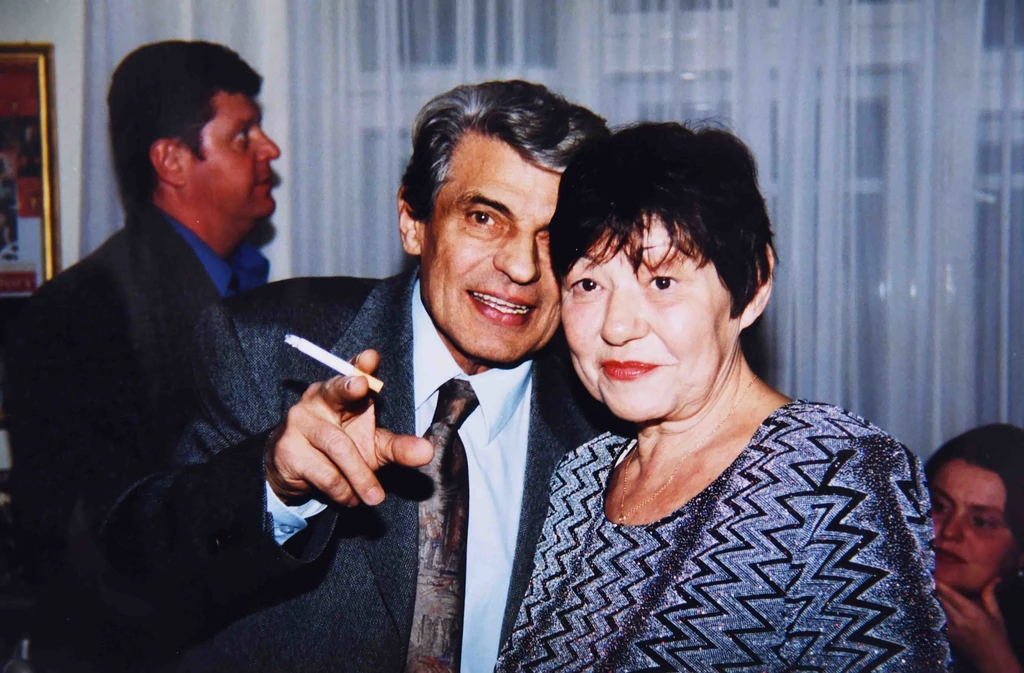 Sztankay Istvánnal. Sokan egy párnak hitték őket (Fotó: Olajos Piroska/fotocentral.hu)