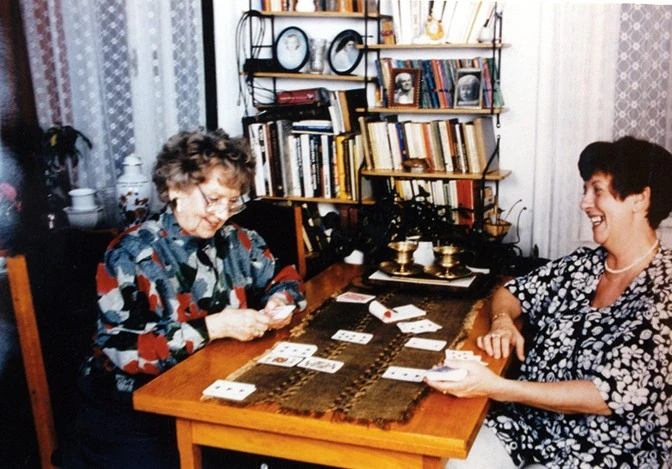 Komlós Juci és lánya, Földessy Margit (Fotó: Story-Best Archívum)