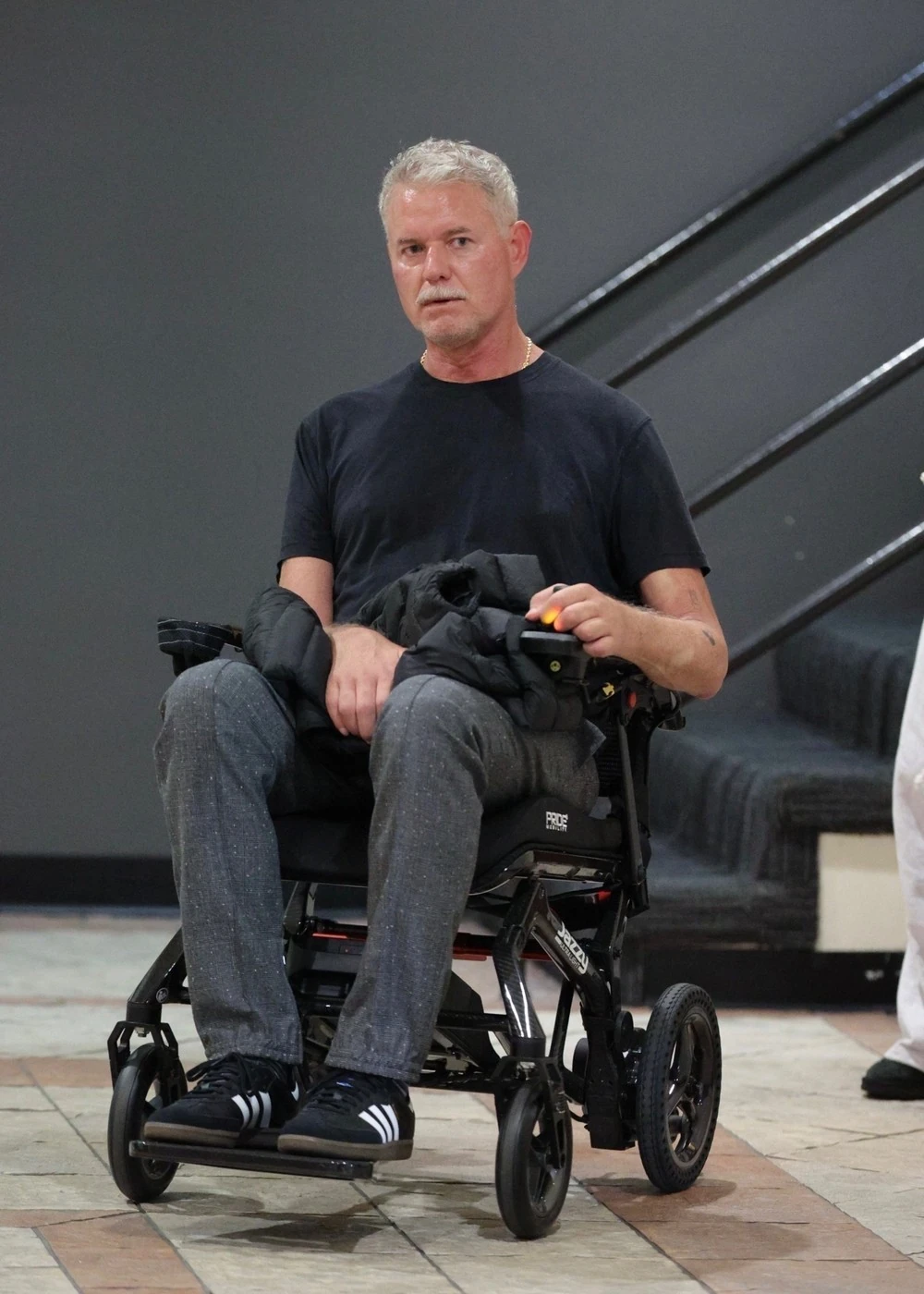 Dane tavaly novemberben már csak kerekesszékkel tudott közlekedni (Fotó: Profimedia)