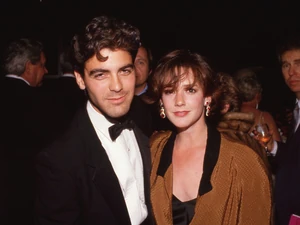 George Clooney és Talia Balsam 1986-ban