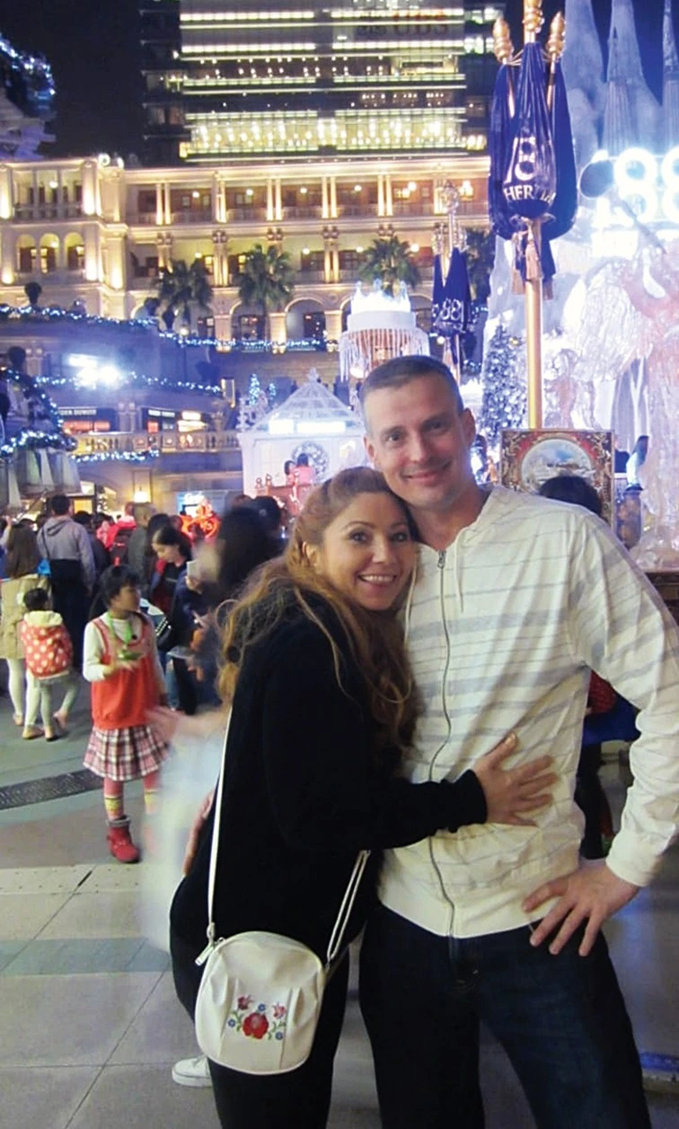 Párjával, Istvánnal (Fotó: Archív)