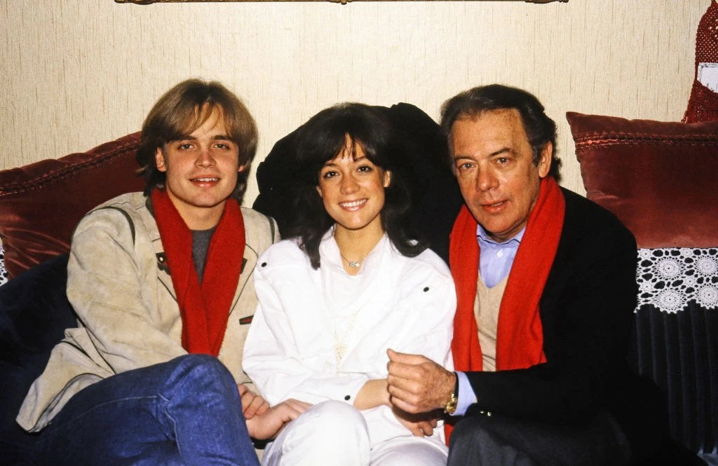 Alexander és Barbara édesapjukkal, Klausjürgen Wussow-val (Fotó: Getty Images)