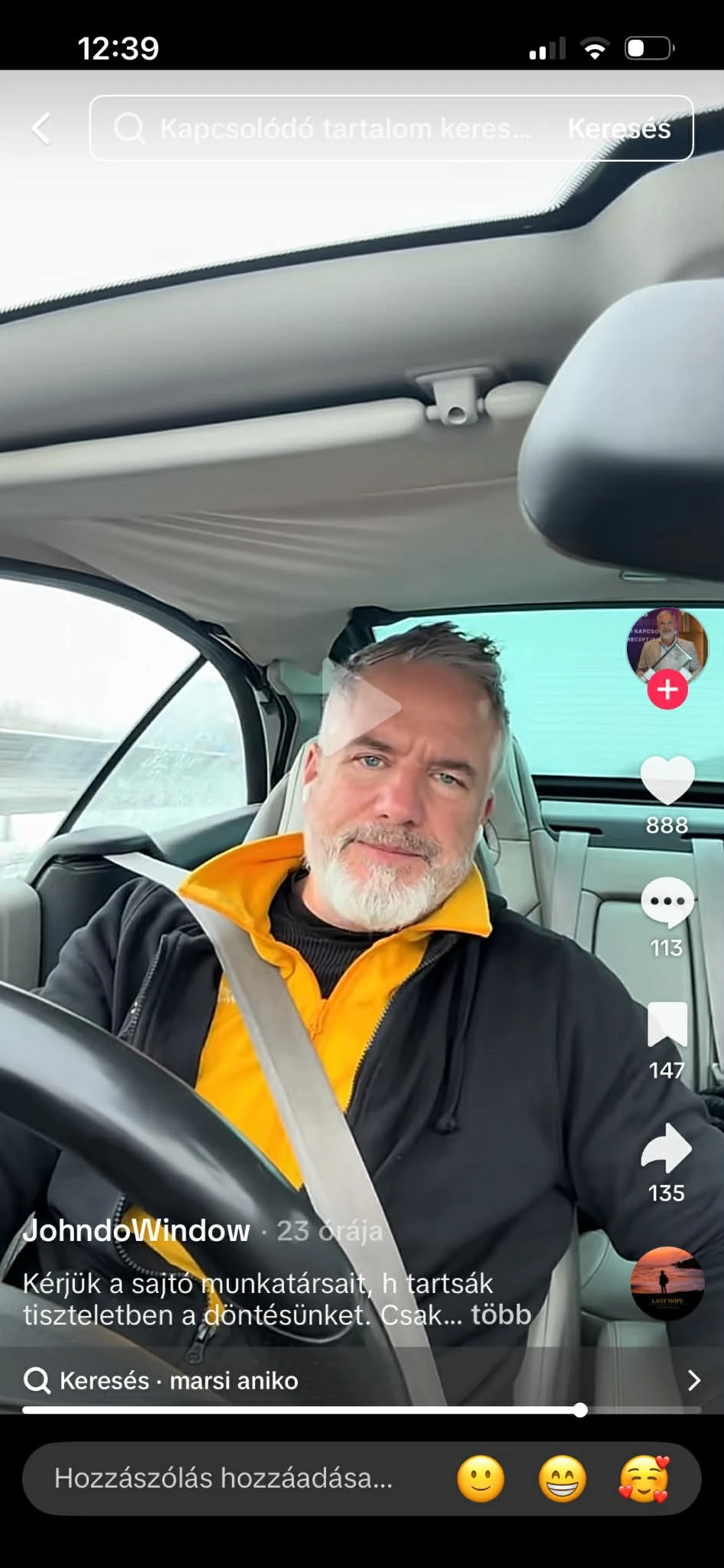 Gyarmati Gábor különös videója mindenkit meglepett. (Fotó: Archív)