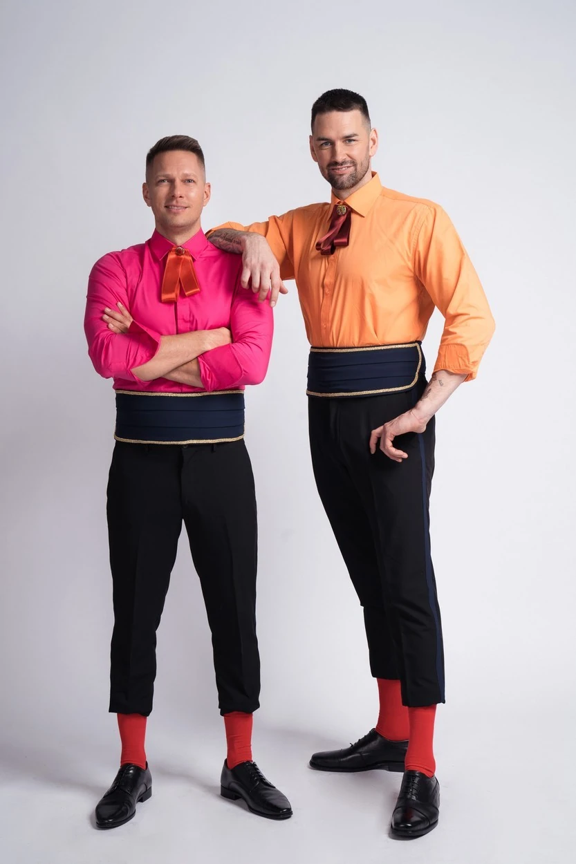 Egykori csapattársával, Tóth Dáviddal vágott bele a kalandba (Fotó: TV2)