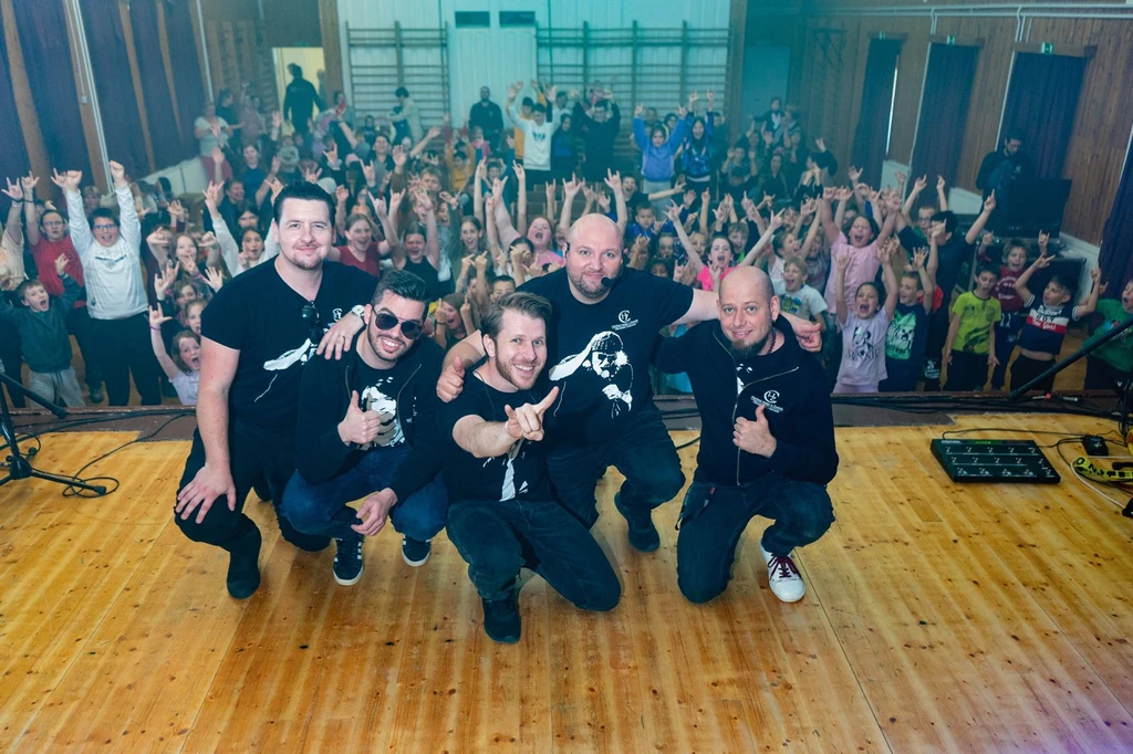 Gergő saját rockzenekarával koncertezik (Fotó: Archív)