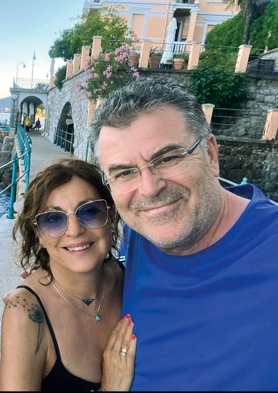 Férjével, Harmath Imré­vel (Fotó: Archív)