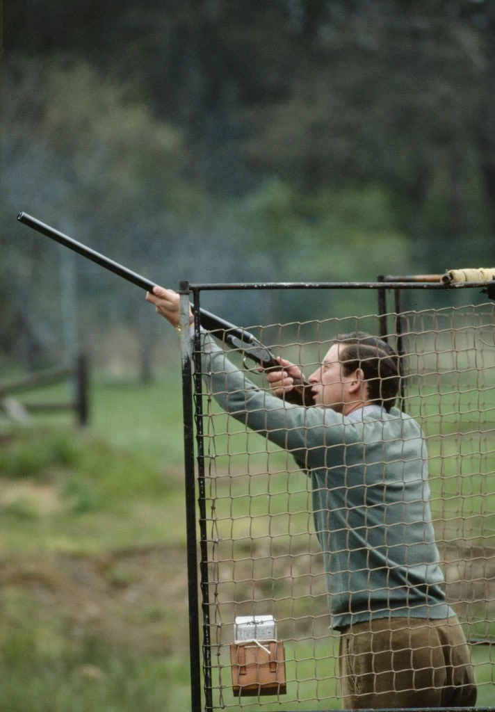 Károly még trónörökösként egy vidéki fajdvadászaton (Fotó: Getty Images)
