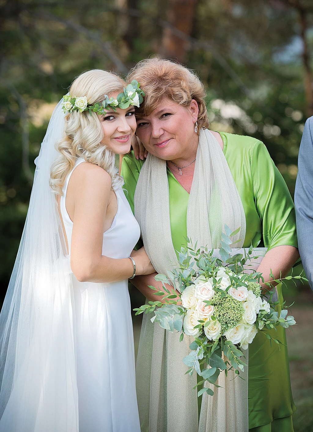 Lánya, Lucia esküvőjén (Fotó: Birton Szabolcs/fotocentral.hu)