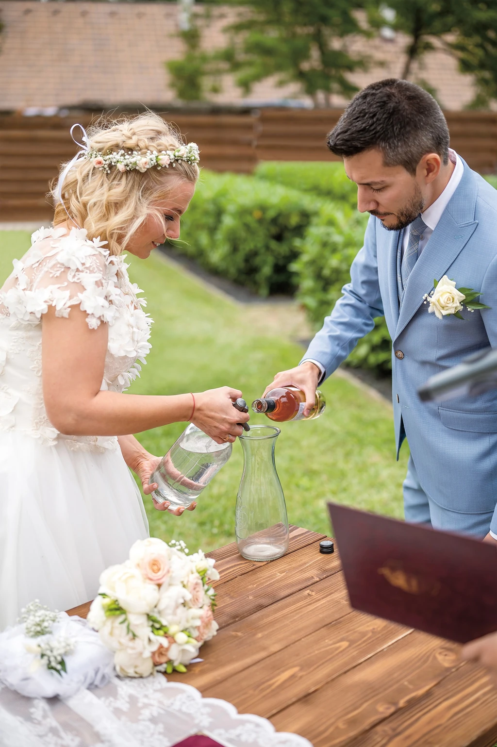 Vintage hangulat uralkodott az esküvőn (Fotó: Labancz Viktória)