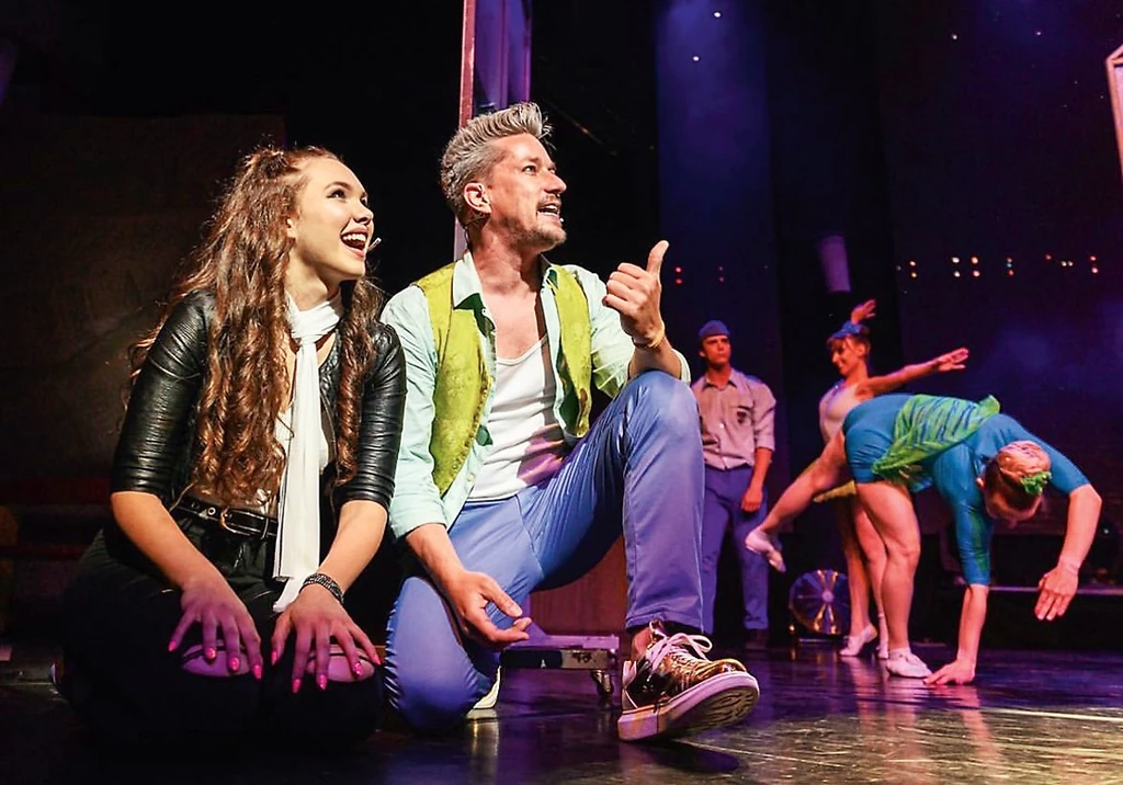 A Gyöngyhajú lány balladája című előadásban (Fotó: archív)