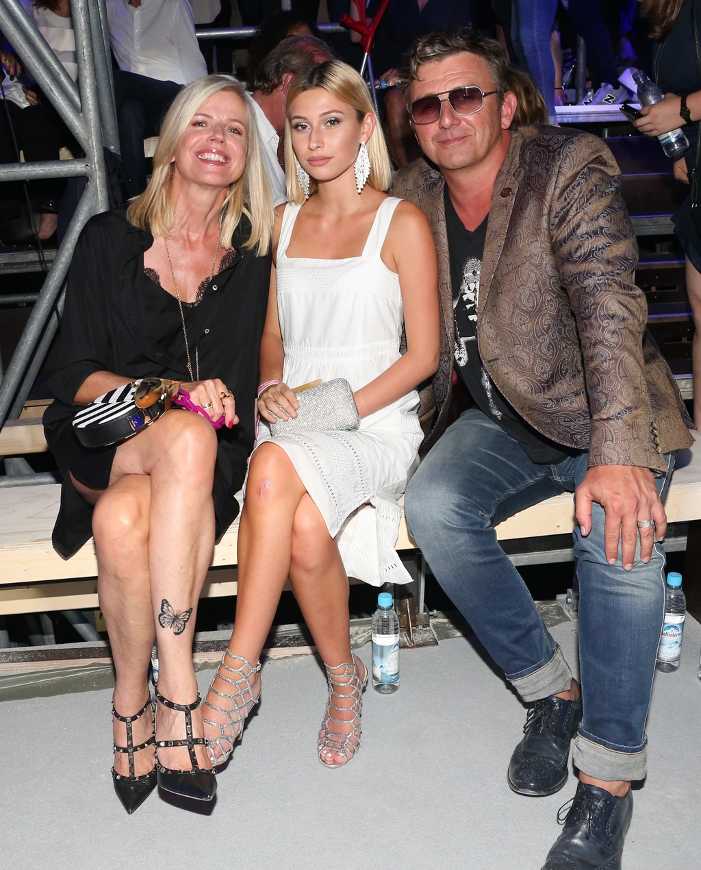 Igazi mozaikcsalád: jelenlegi párjával és volt élettársa lányával (Fotó: Getty Images)