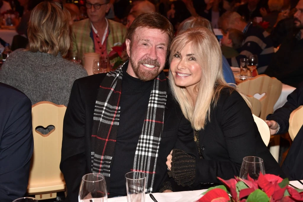 Norris pár éve a feleégével, Gena O'Kelley-vel (Fotó: Getty Images)