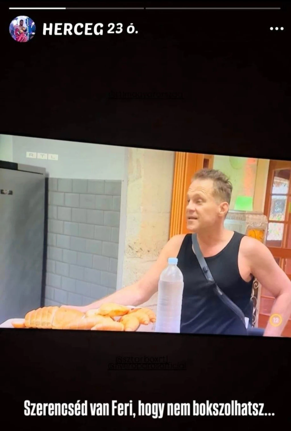 Herceg meglepő posztja Hujber Feriről (Fotó: Instagram)