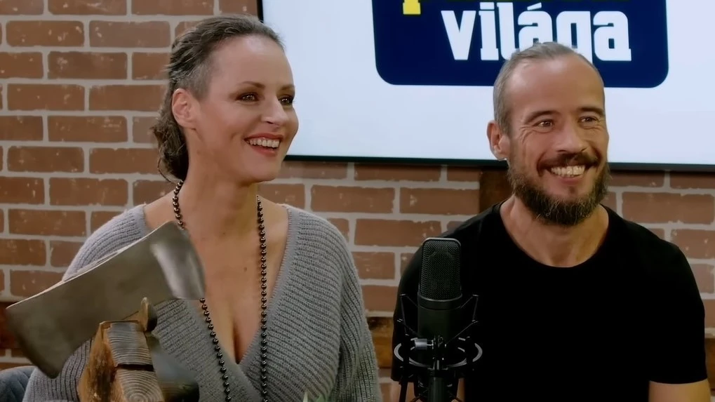 Michelle Wild, azaz Vad Kati és új párja, Béla( Fotó: Youtube/Palikék Világa)