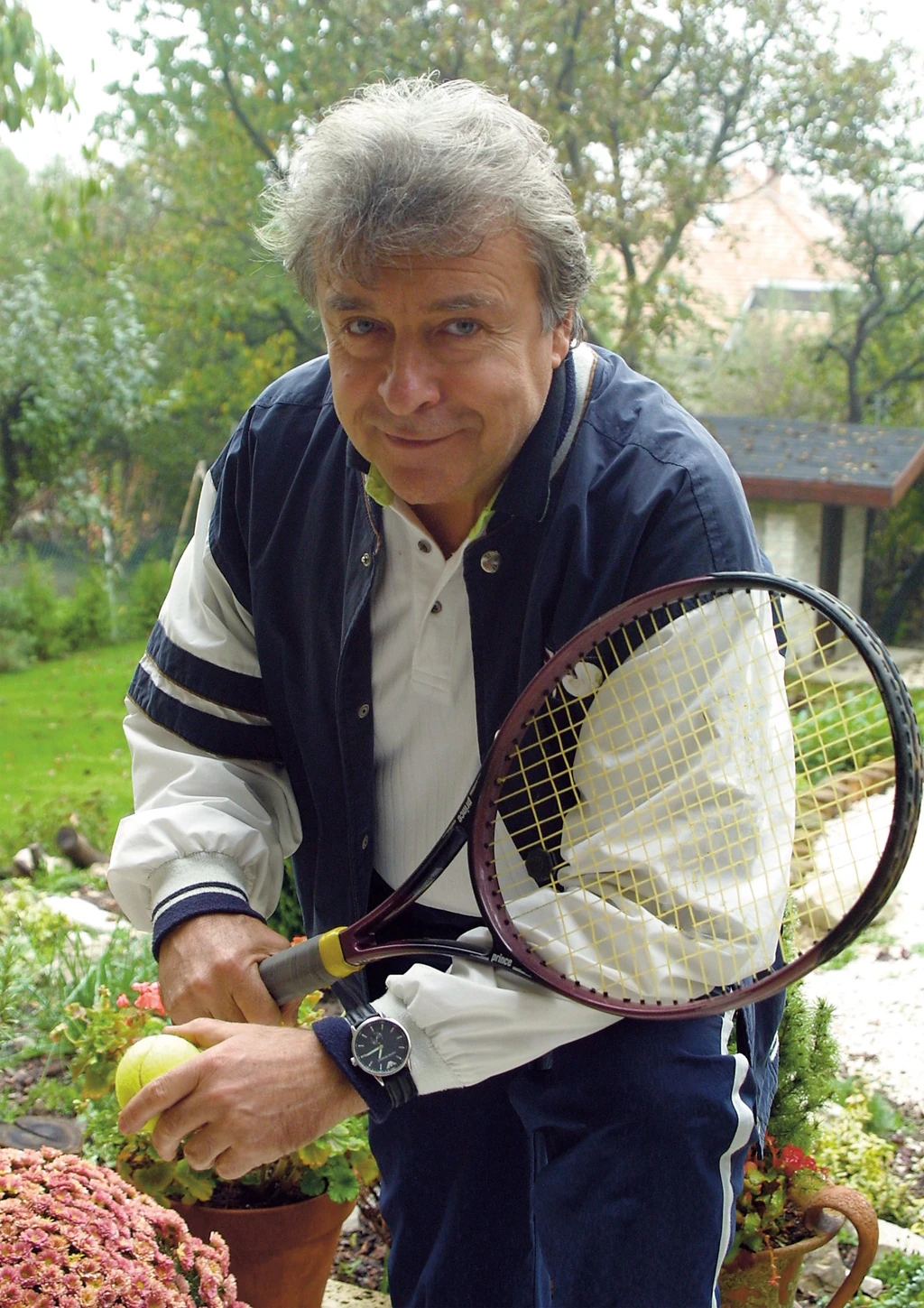 Kedvenc sportja a tenisz (Fotó: Gálos Mihály Samu/fotocentral.hu)